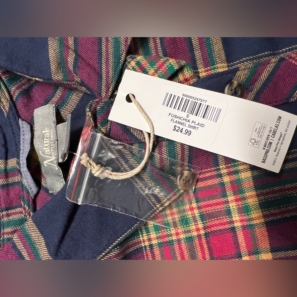 Cabela’s Plaid Flannel Shirt Sz Small - Picture 3 of 3